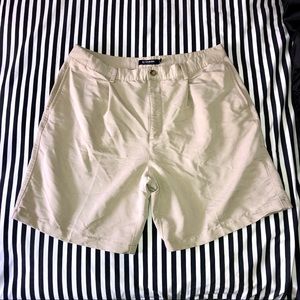 Chaps Golf Beige Tan Khaki Men’s Shorts Size 38 Preppy Business Casual